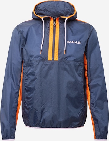 FARAH Between-Season Jacket 'IRVINE' in Blue: front