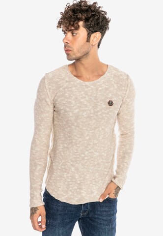 Redbridge Pullover 'Lakewood' in Beige: predná strana