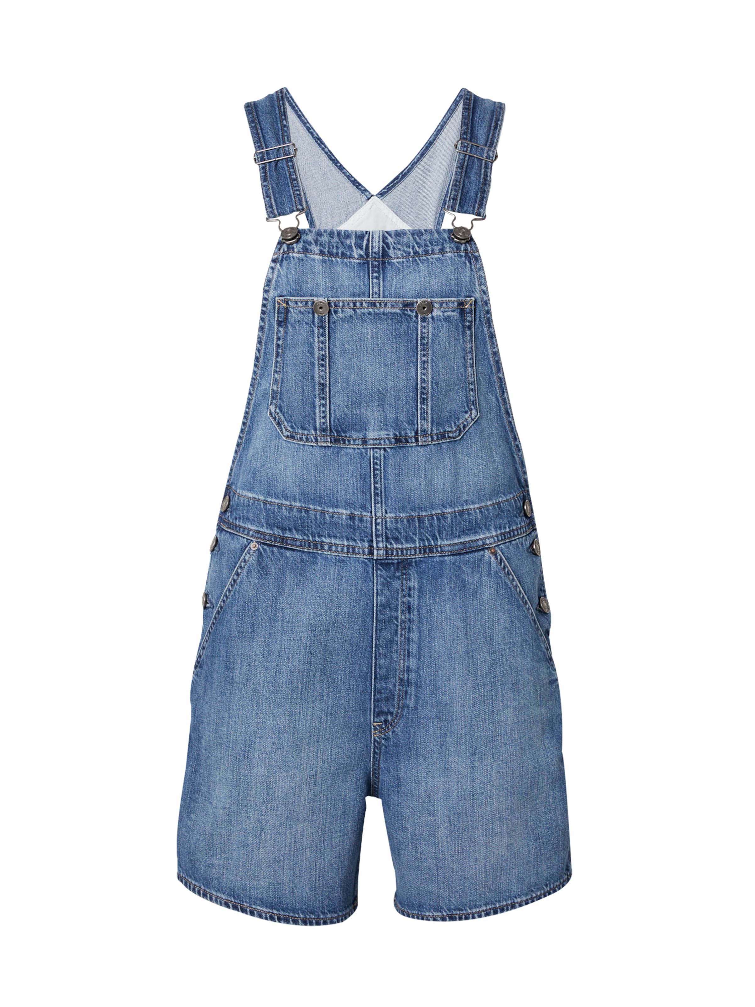 Largi Salopetă de la G-STAR pe albastru: față