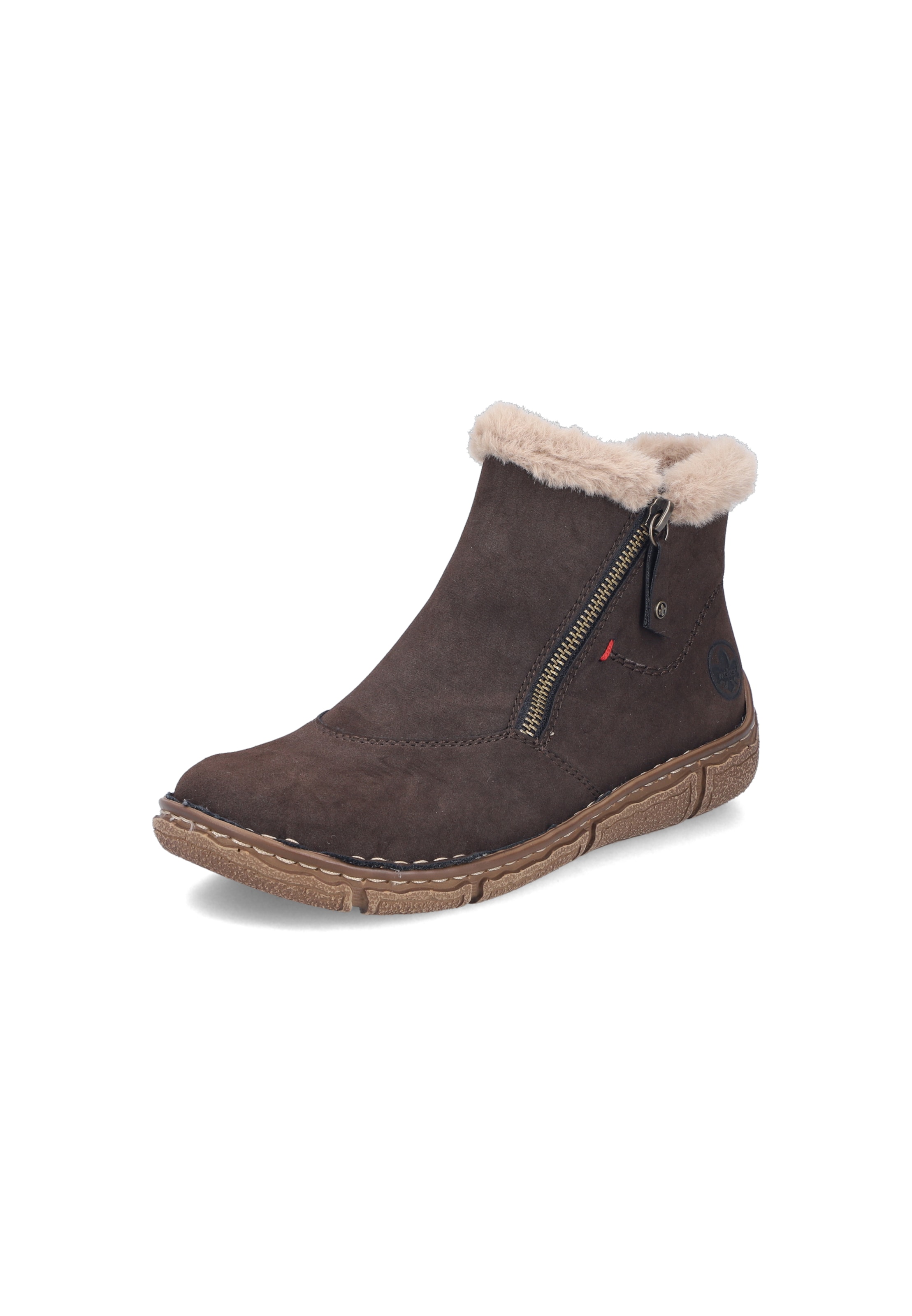 Bottines Rieker en marron : devant
