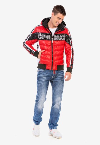 CIPO & BAXX Between-Season Jacket in Red