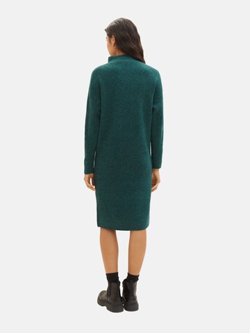 TOM TAILOR DENIM - Vestido de punto en verde