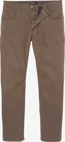 PIONEER Regular Pants ' Authentic' in Brown: front