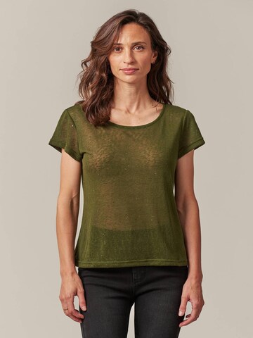 T-shirt Deeluxe en vert : devant