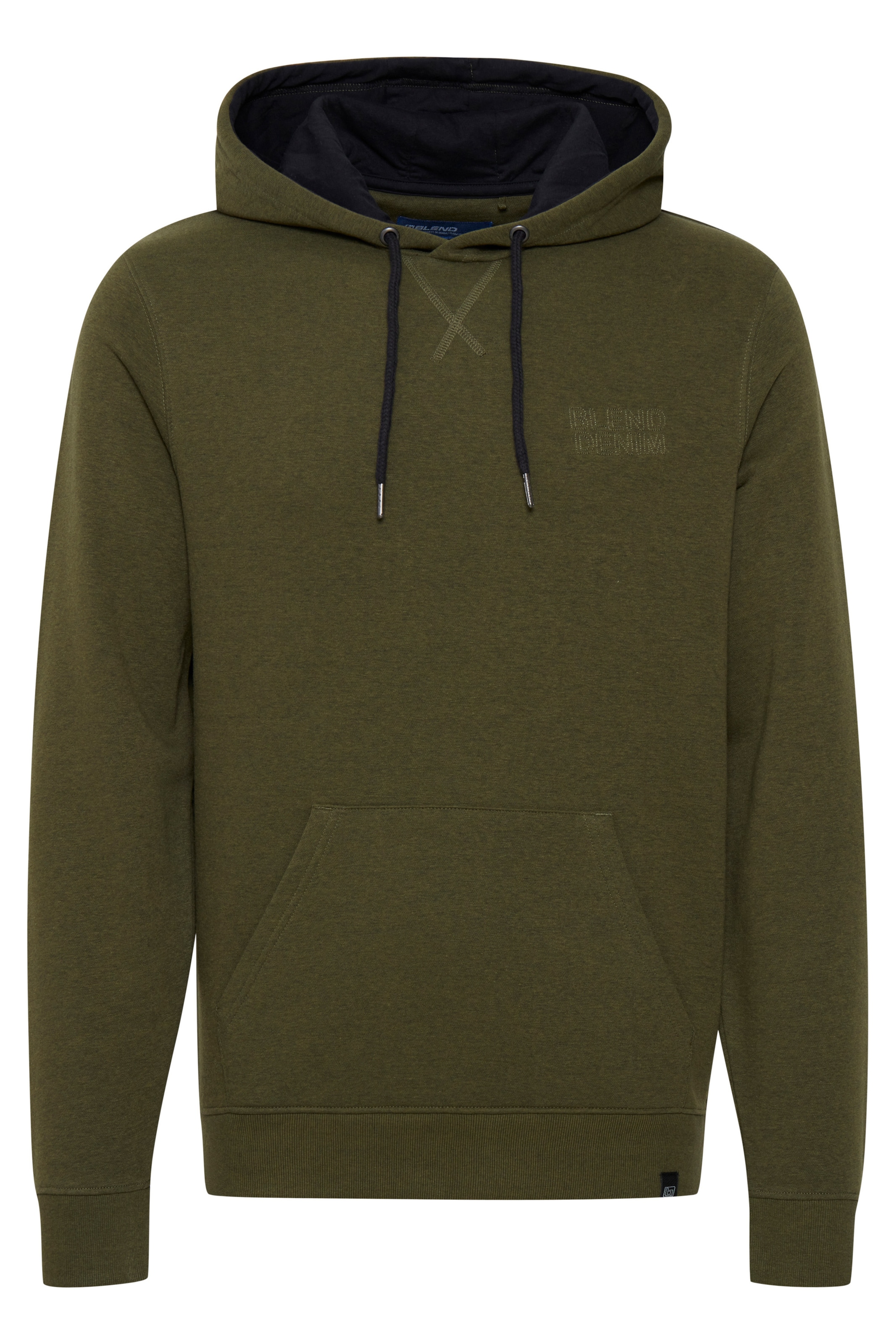 Sweat-shirt 'HARRISON' BLEND en vert : devant