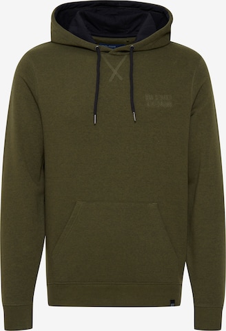 Sweat-shirt 'HARRISON' BLEND en vert : devant