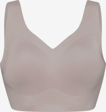 cfab (formerly creamy fabrics) - Sujetador reductor 'Comfort Minimizer Back Support BH' en gris: frente