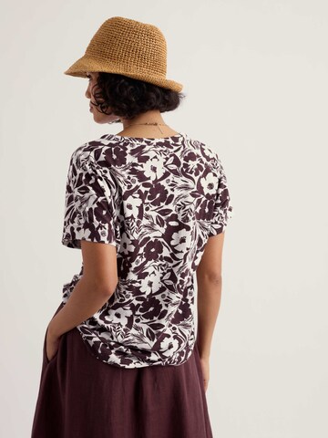 Cardigan 'Tor Grass' Seasalt Cornwall en marron