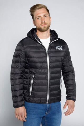 STHUGE Winter Jacket in Black: front