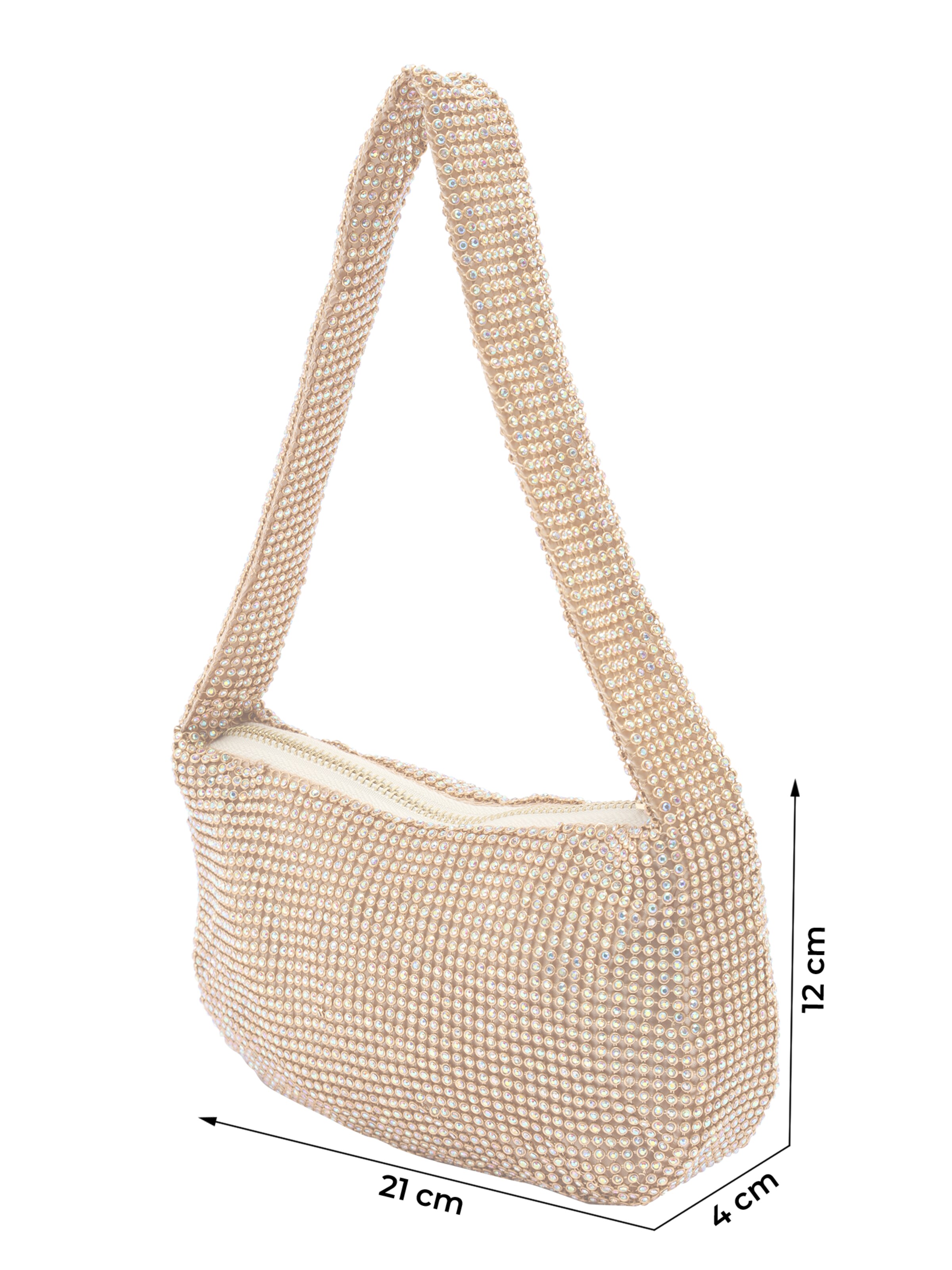 Geantă de umăr de la mascara pe auriu