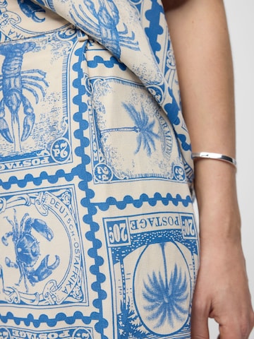 OBJECT - Loosefit Pantalón plisado 'OBJVima' en blanco