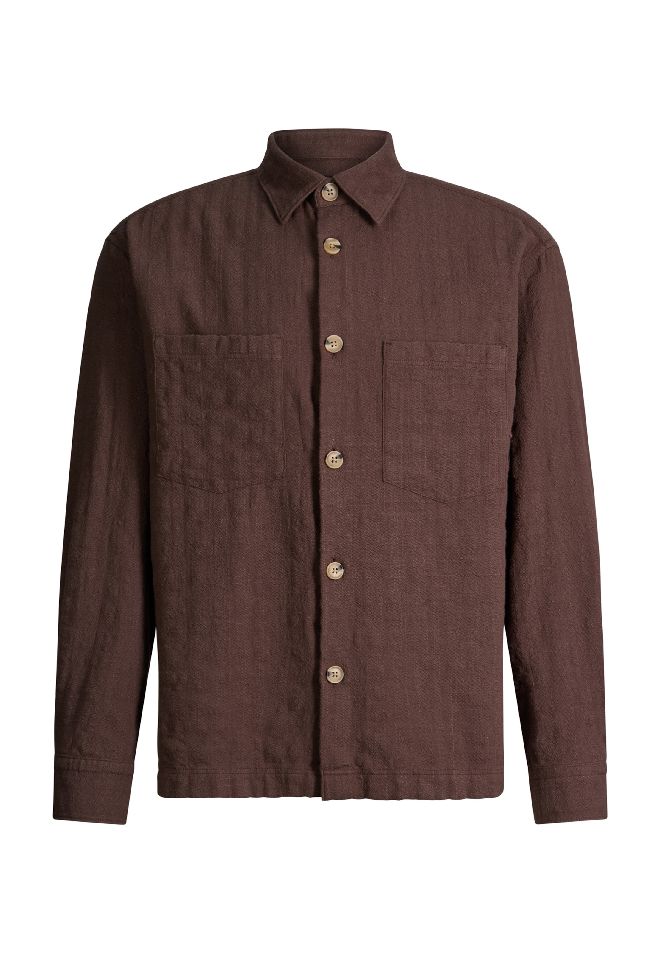 STRELLSON Chemise en M en marron, Vue avec produit