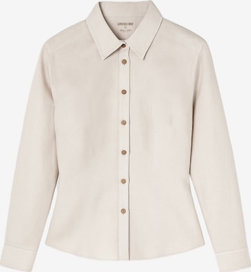 UNIQVIBE Bluse in Beige: Vorderseite