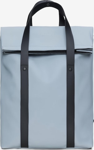 RAINS Backpack '2 Way' in Blue: front