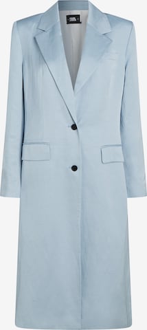 Karl Lagerfeld - Abrigo de entretiempo en azul: frente