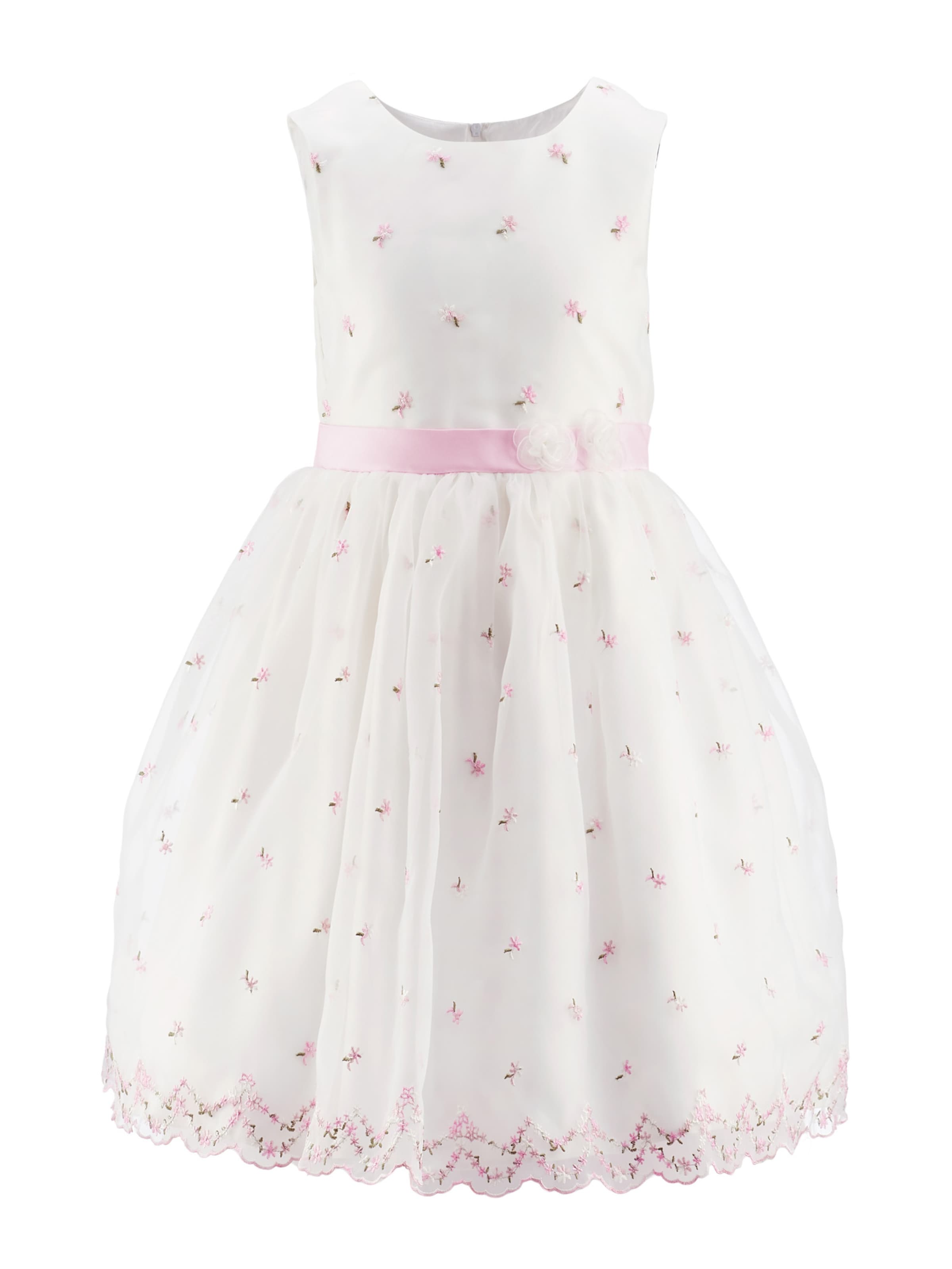 happy girls Dress in Pink: front