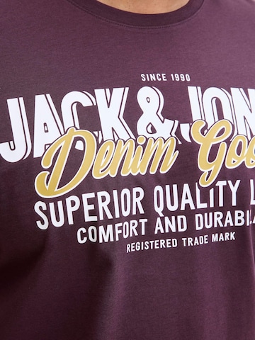 JACK & JONES Shirt in Purple