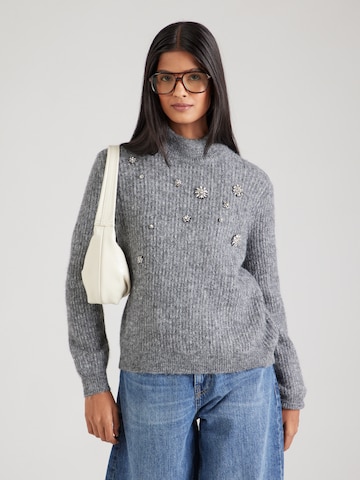 VERO MODA Svetr 'VMVENEDIG' – šedá: přední strana