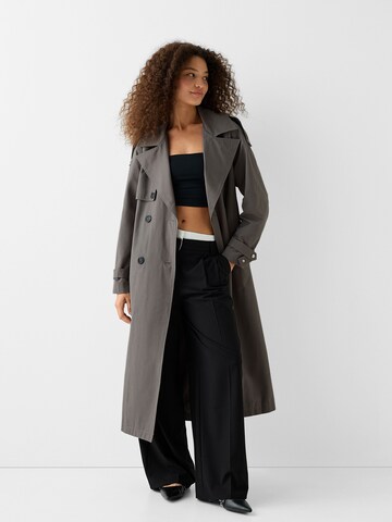 Bershka Between-Seasons Coat in Grey