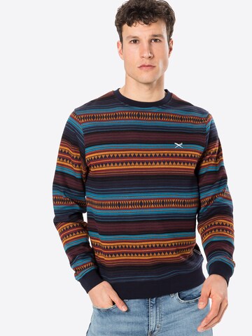 Iriedaily Sweatshirt 'Vintachi' in Blauw: voorkant