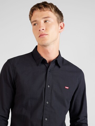 LEVI'S ® Slim fit Skjorta 'LS Battery HM Shirt Slim' i svart