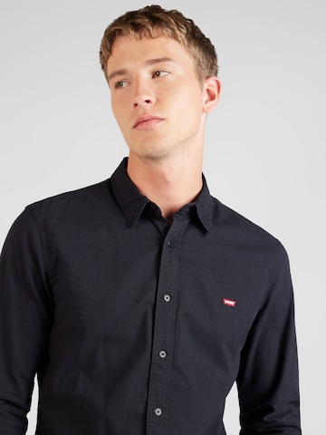 LEVI'S ® Slim fit Koszula 'LS Battery HM Shirt Slim' w kolorze czarny