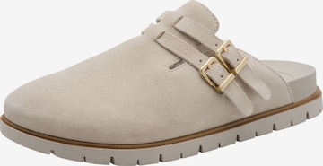 Tamaris Pantolette in Beige: Vorderseite