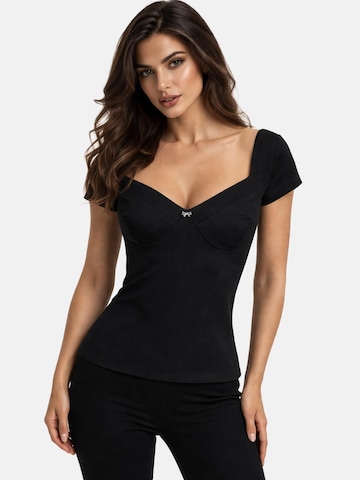 REGINA FASHION Shirt in Black: front