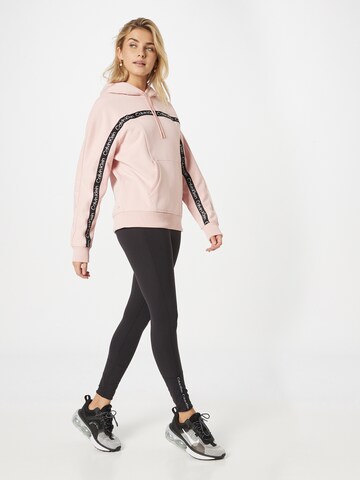 Bluză de molton de la Calvin Klein Sport pe roz