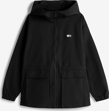 juoda Tommy Jeans Demisezoninė striukė: priekis