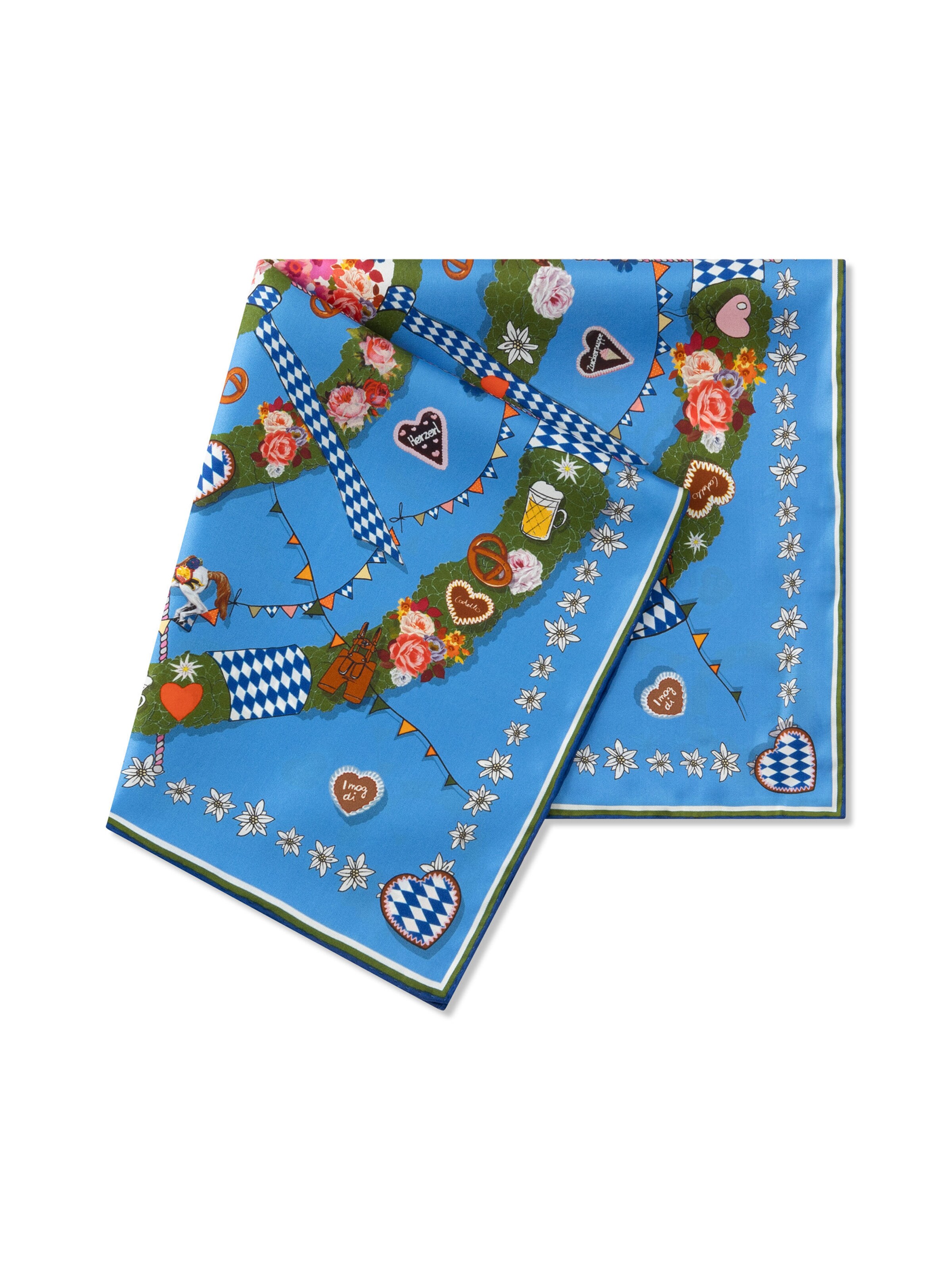 CODELLO Shawl in Blue