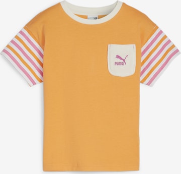 PUMA T-Shirt 'Sammer Camp Classics' in Orange: predná strana