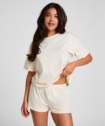 Hunkemöller Pyjama in Wit: voorkant