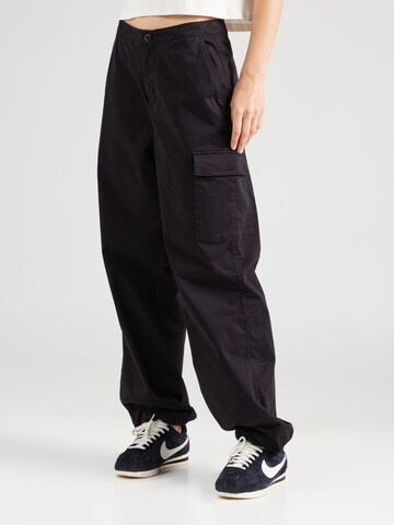 Calvin Klein Jeans Regular Cargobyxa i svart: framsida