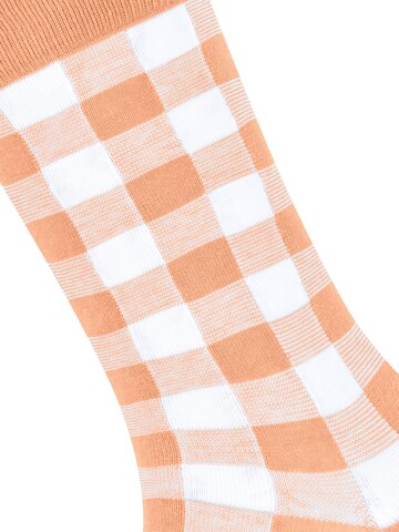 BURLINGTON Socken 'Vichy'‌‌‌‌‌‌‌ in Orange