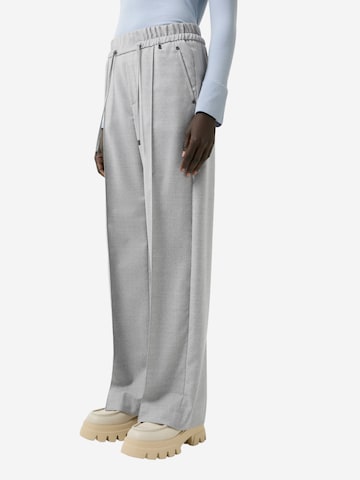 BOGNER Loose fit Trousers 'ELLA' in Grey: front