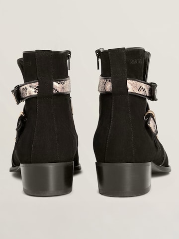 MAD TIGERS Boots 'SNAKE BUCKLE' in Schwarz