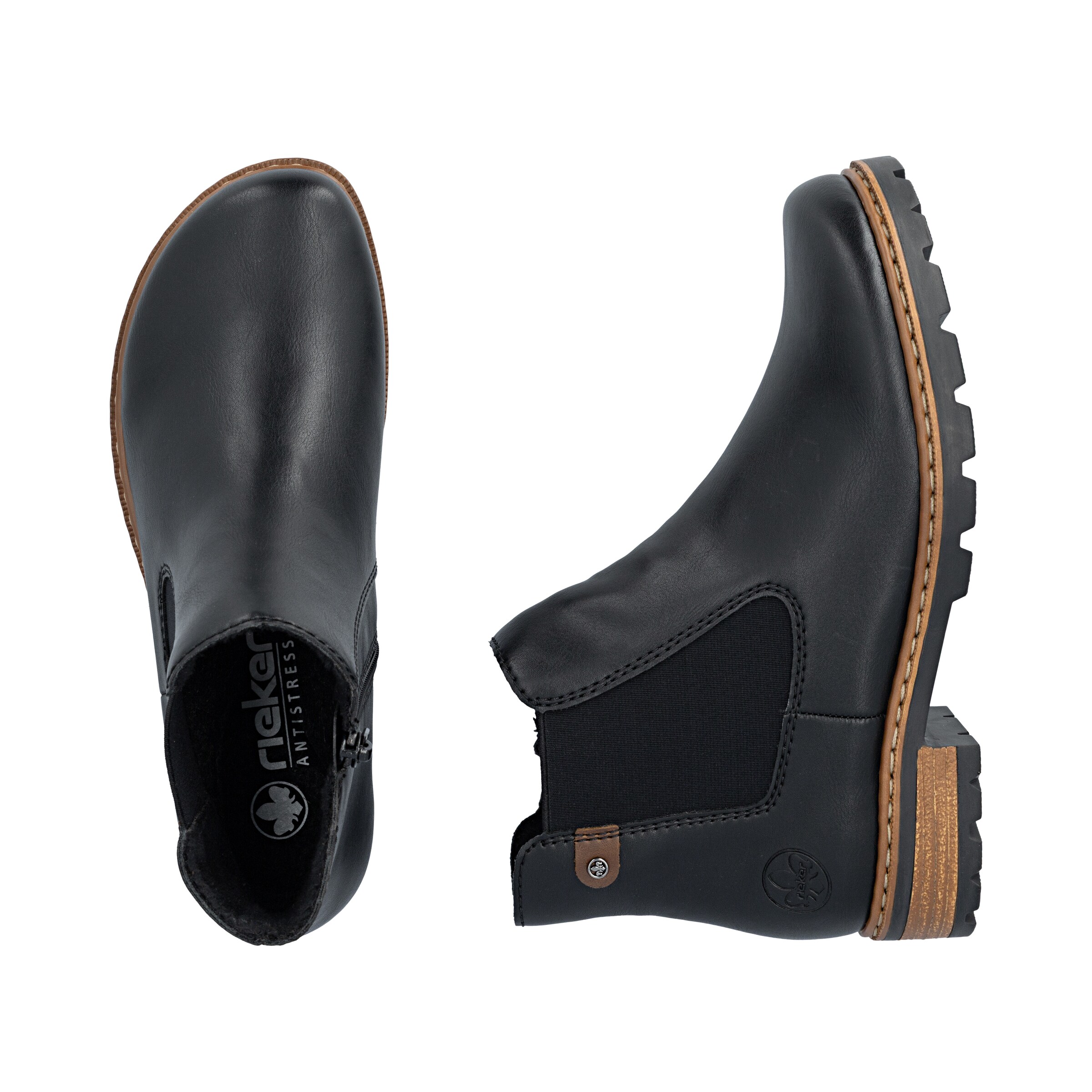 Bottines Rieker en noir