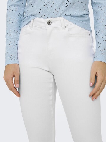 Coupe slim Jean 'WAUW' ONLY en blanc