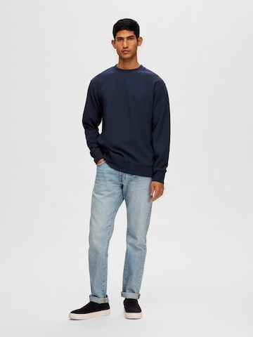 Coupe slim Jean 'LEON' SELECTED HOMME en bleu