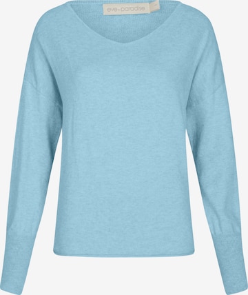 eve in paradise Sweater 'Greta' in Blue: front