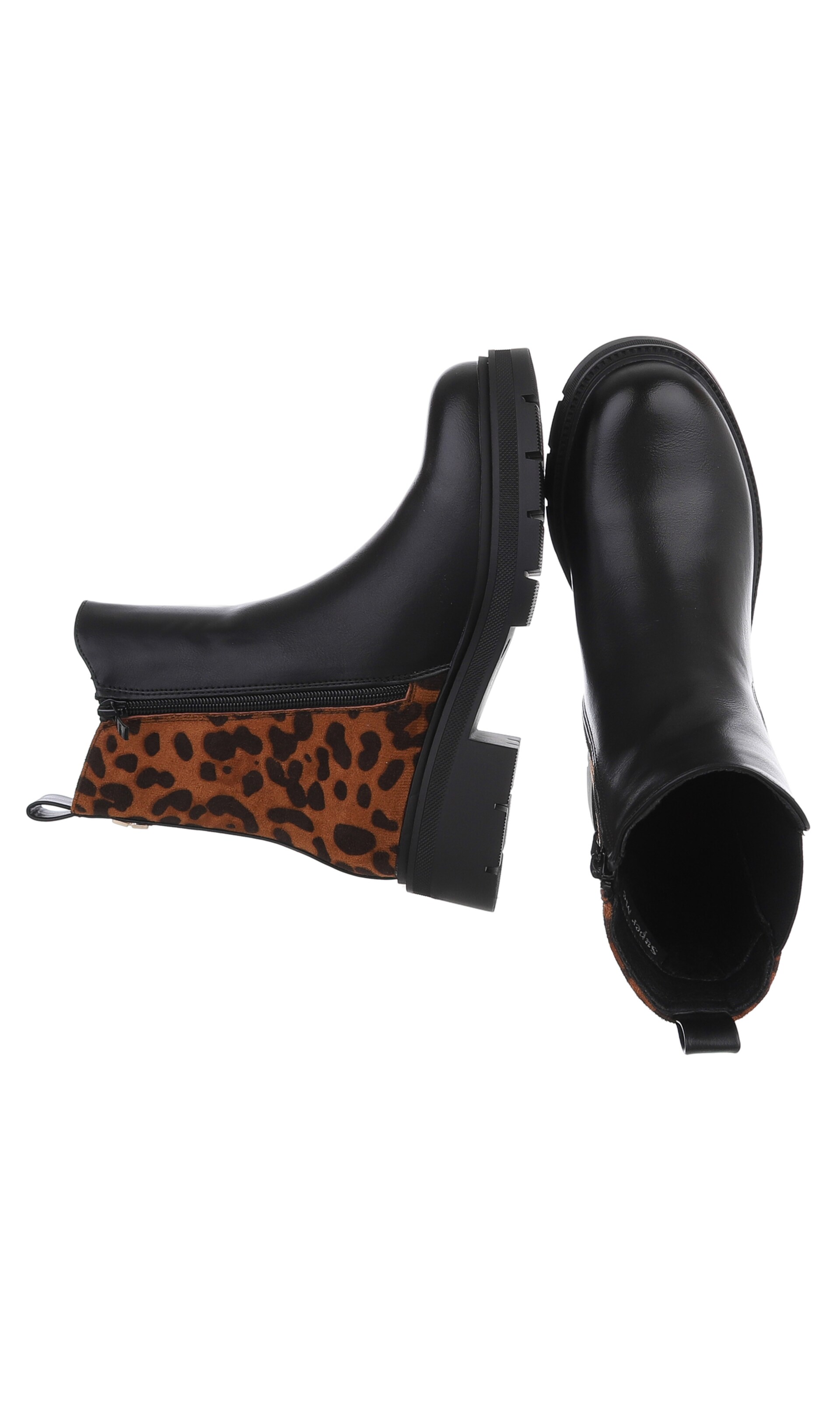 Ital-Design Ankle Boots in Black