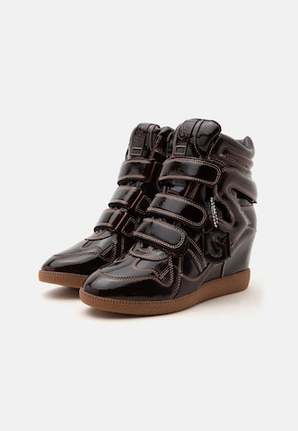 STEVE MADDEN Sneakers hoog 'Mavis' in Bruin