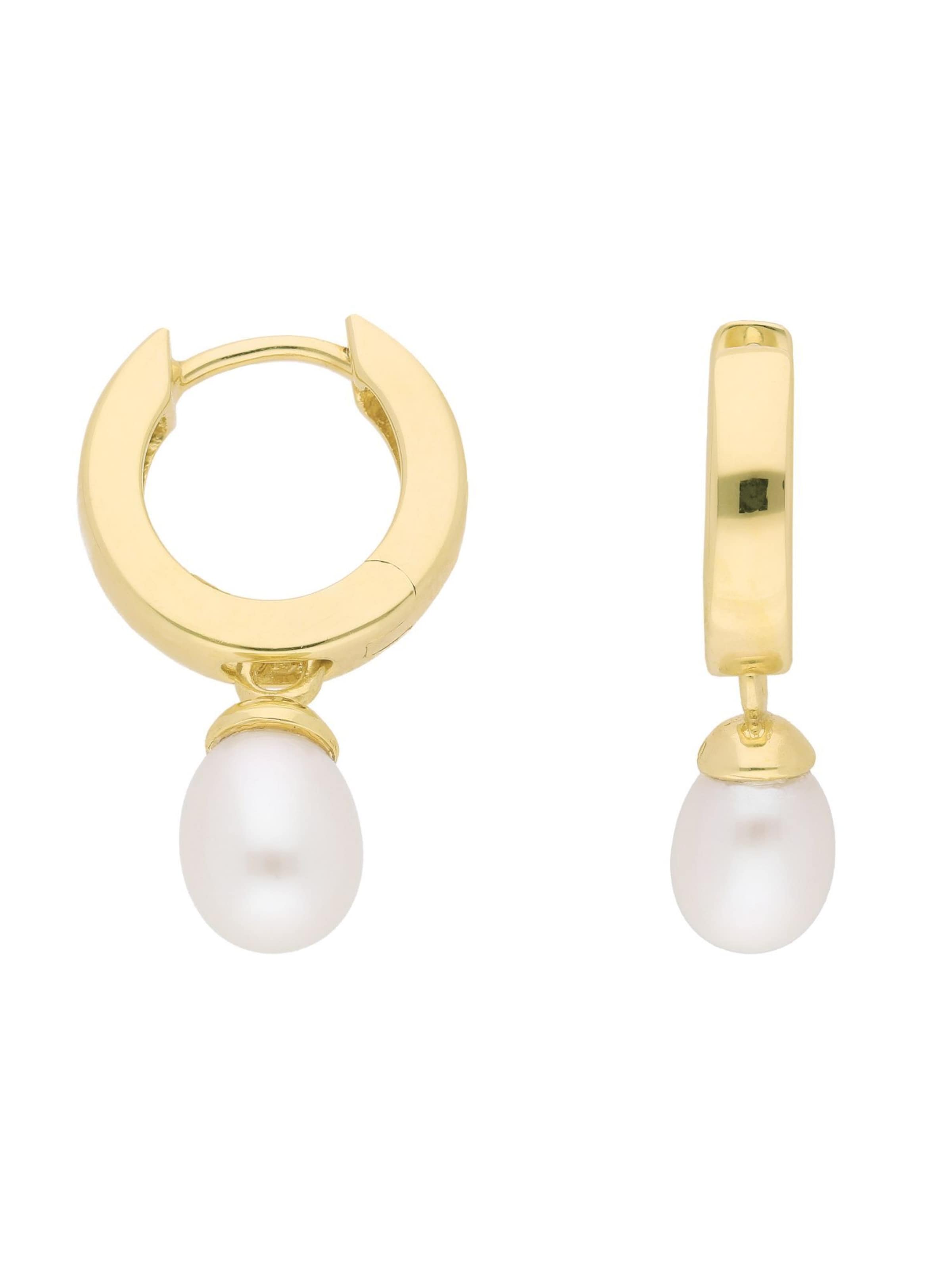 Adelia´s Ohrringe in Gold: Vorderseite