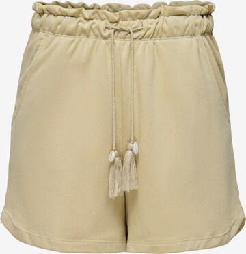 Pantalon 'ZOEY' ONLY en beige : devant