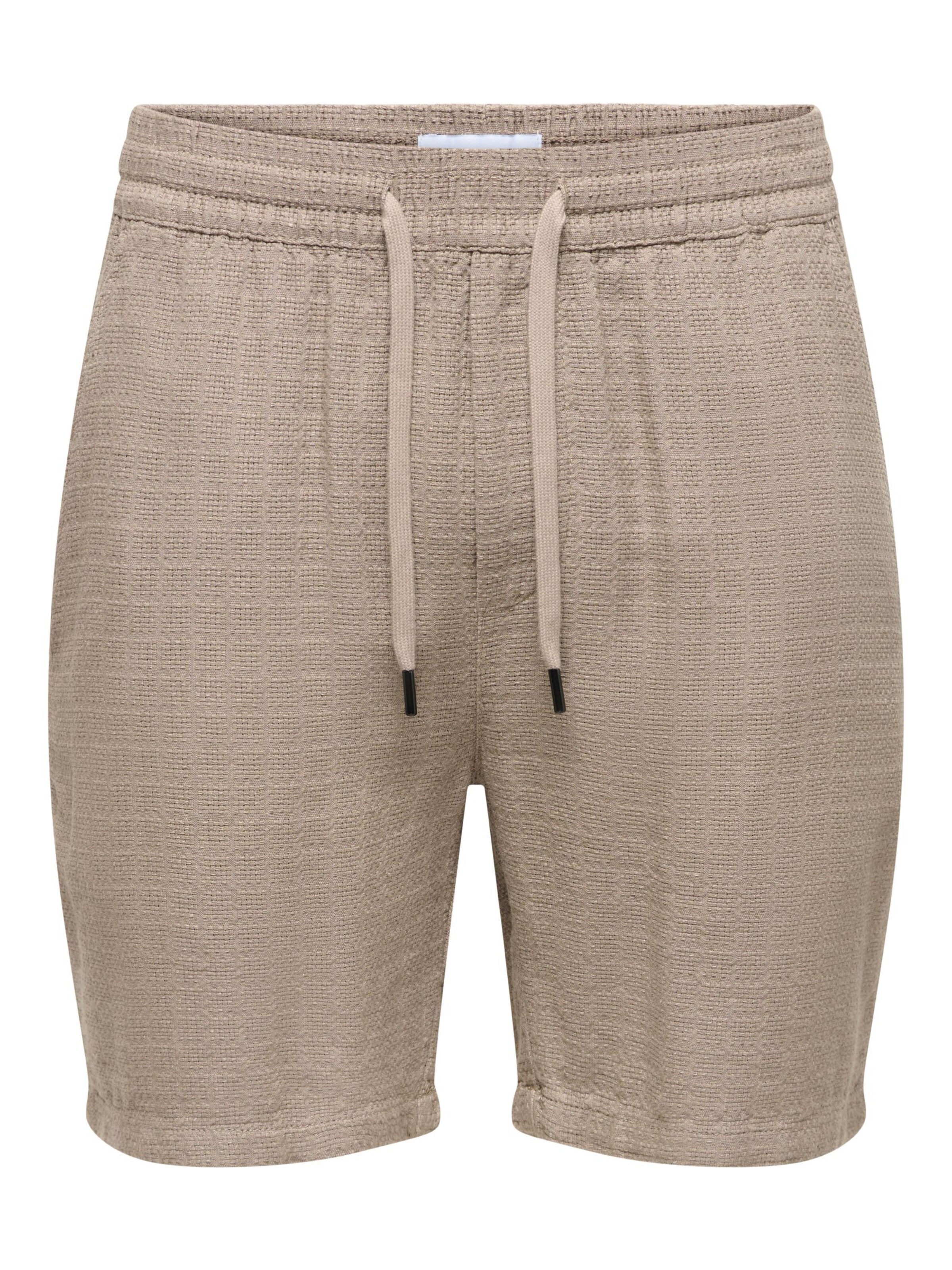 Only & Sons Regular Trousers 'ONSTel' in Beige: front
