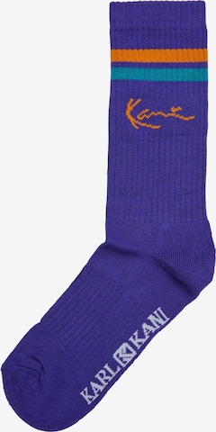 Karl Kani Socks in Blue: front