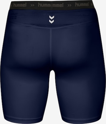 Hummel Skinny Sportbroek in Blauw