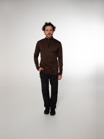 PROTEST Sportsweatshirt 'WILL' in Braun