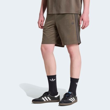 ADIDAS ORIGINALS Regular Pants 'Firebird' in Brown